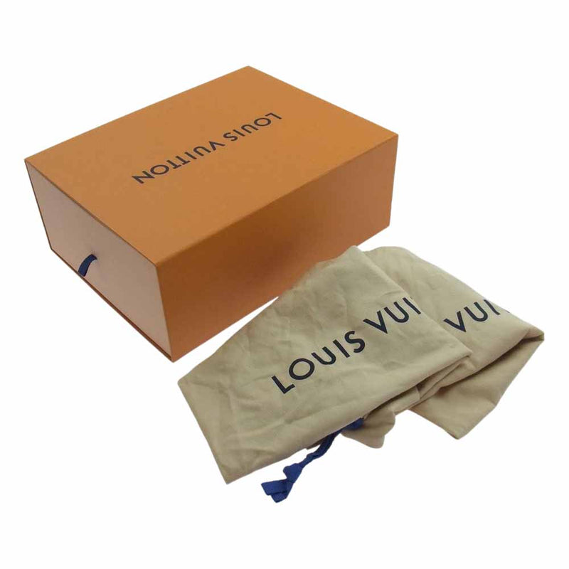 LOUIS VUITTON ルイ・ヴィトン 22AW 1AARDW LV トレイナー 2 ライン ハイカット スニーカー ホワイト×レッド ホワイト×レッド 8【新古品】【未使用】【中古】