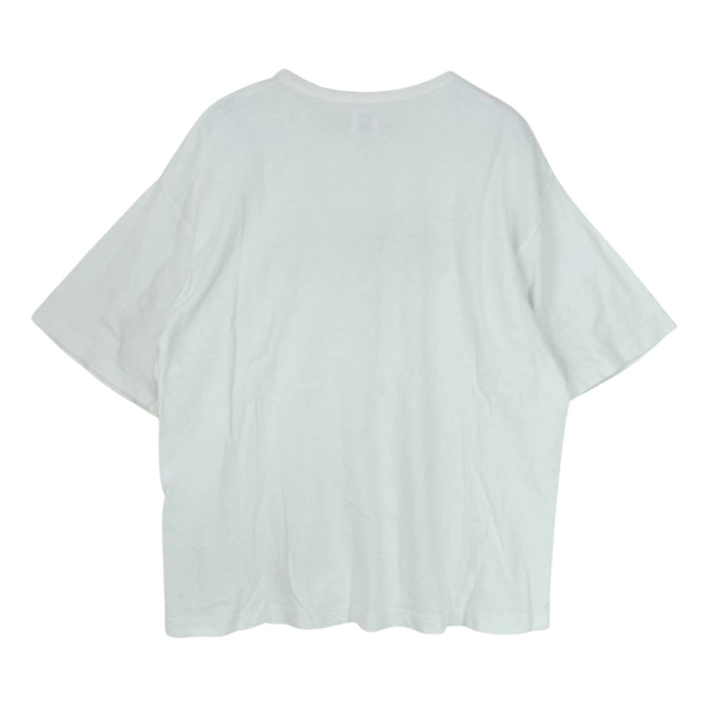 TENDERLOIN テンダーロイン T-TEE フロントロゴプリント クルーネック 半袖 Tシャツ ホワイト系 サイズ表記無し【中古】