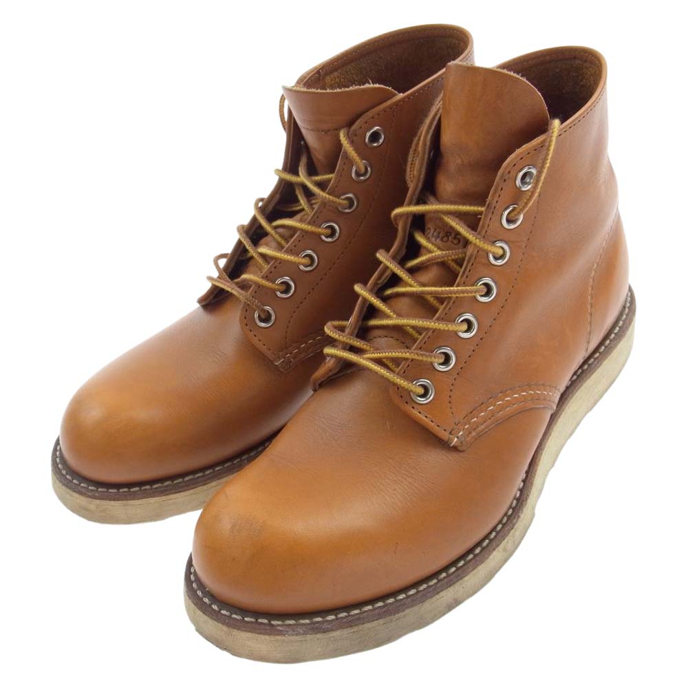 RED WING レッドウィング 9871 CLASSIC ROUND TOE クラシックラウンドトゥ  6インチ アイリッシュセッター ブーツ ブラウン系 24.5cm【中古】