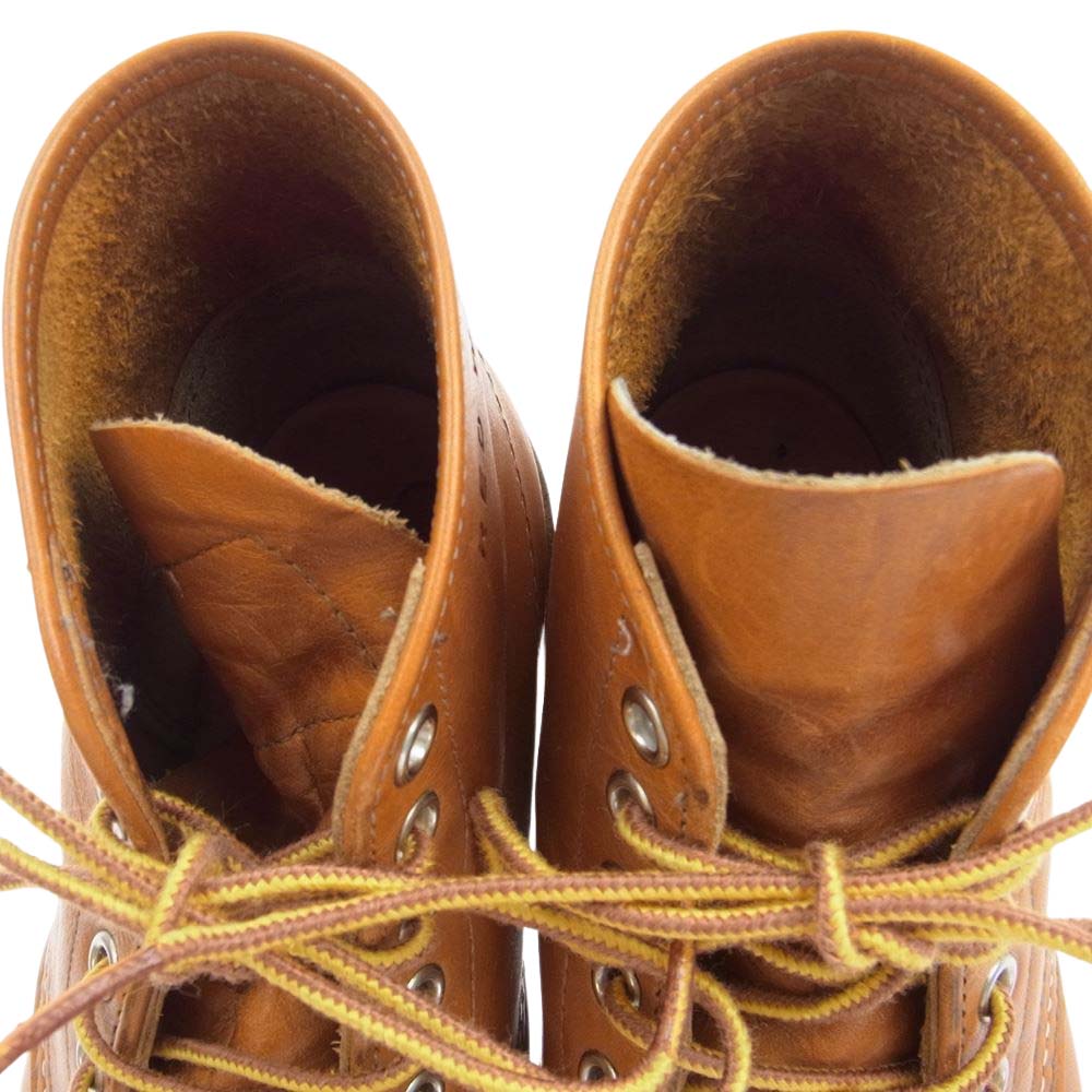 RED WING レッドウィング 9871 CLASSIC ROUND TOE クラシックラウンドトゥ  6インチ アイリッシュセッター ブーツ ブラウン系 24.5cm【中古】