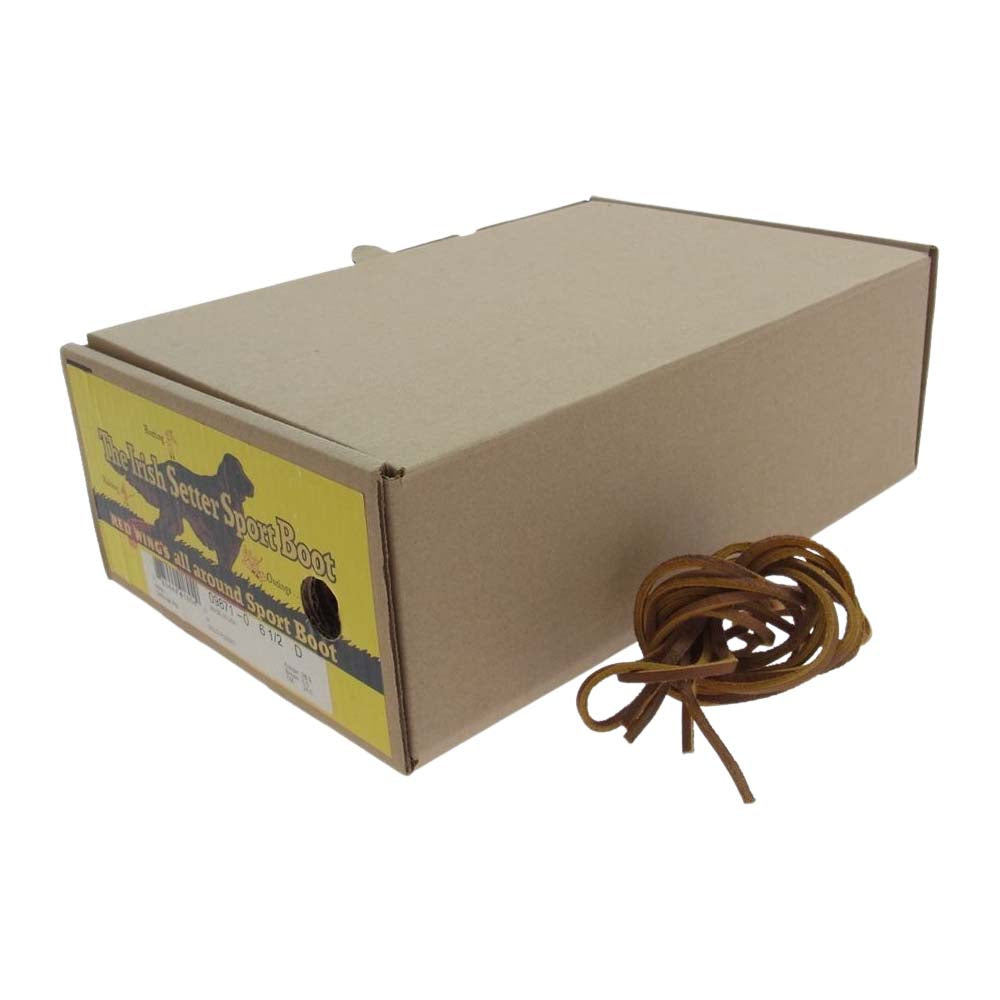 RED WING レッドウィング 9871 CLASSIC ROUND TOE クラシックラウンドトゥ  6インチ アイリッシュセッター ブーツ ブラウン系 24.5cm【中古】