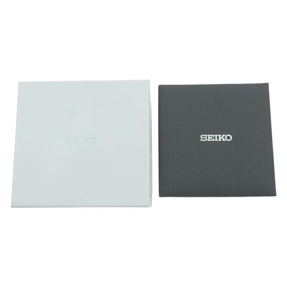 SEIKO セイコー SARY093 プレサージュ ブラック文字盤 裏スケ 自動巻き 腕時計 ウォッチ シルバー系【中古】