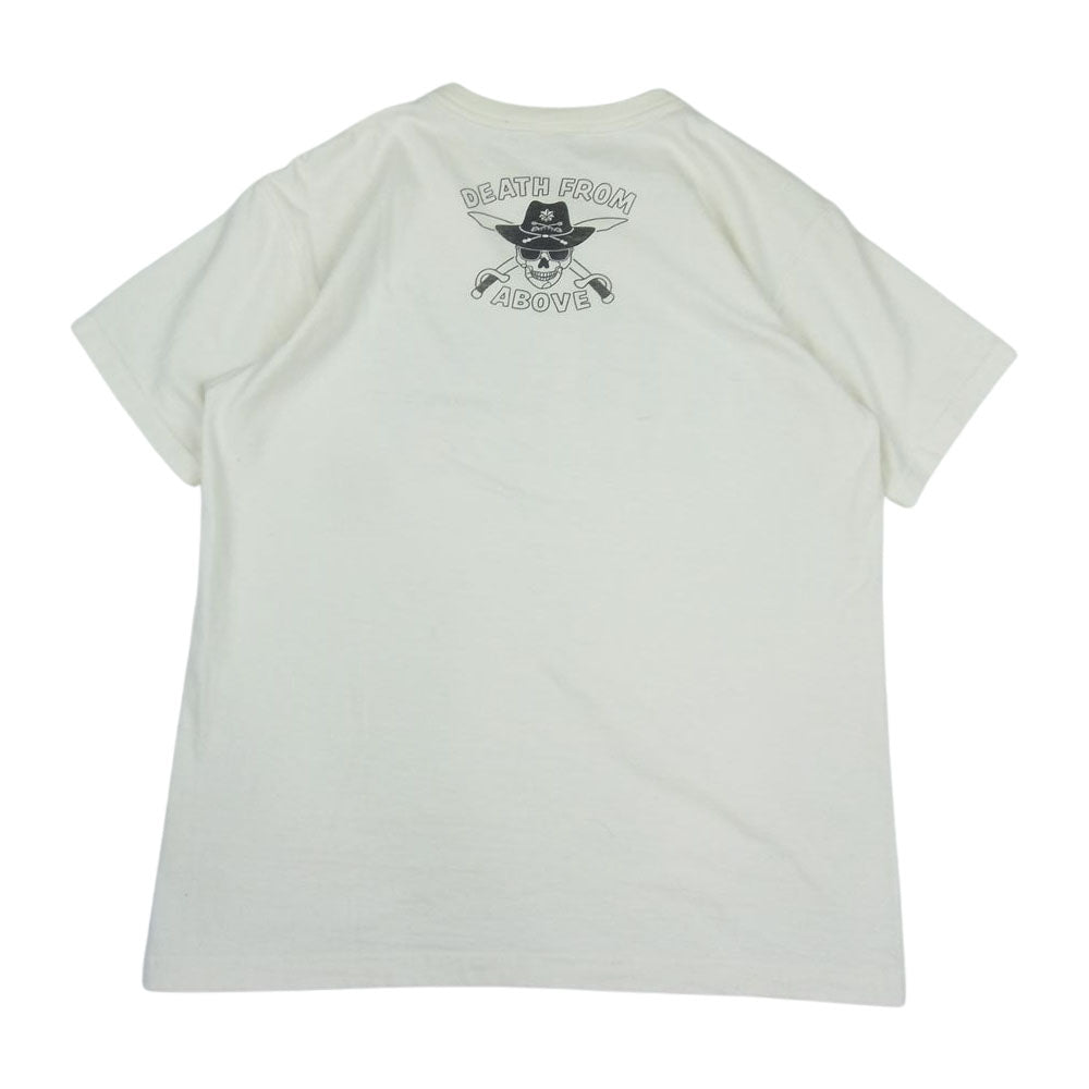 TOY'S McCOY トイズマッコイ TMC2130 MILITARY TEE SHIRT US ARMY 1ST CAVALRY DEATH FROM ABOVE 前V 半袖 Tシャツ ホワイト系 M【中古】