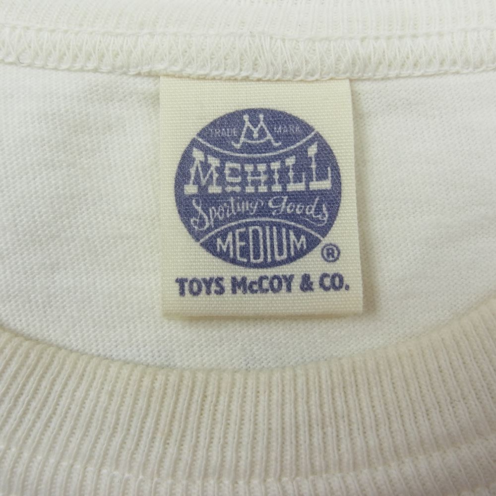 TOY'S McCOY トイズマッコイ TMC2130 MILITARY TEE SHIRT US ARMY 1ST CAVALRY DEATH FROM ABOVE 前V 半袖 Tシャツ ホワイト系 M【中古】