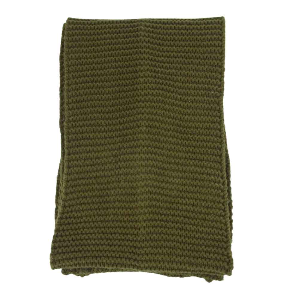 TOY'S McCOY トイズマッコイ TMA1634 MILITARY KNIT MUFFLER RED CROSS ミリタリー ニット マフラー カーキ系【中古】