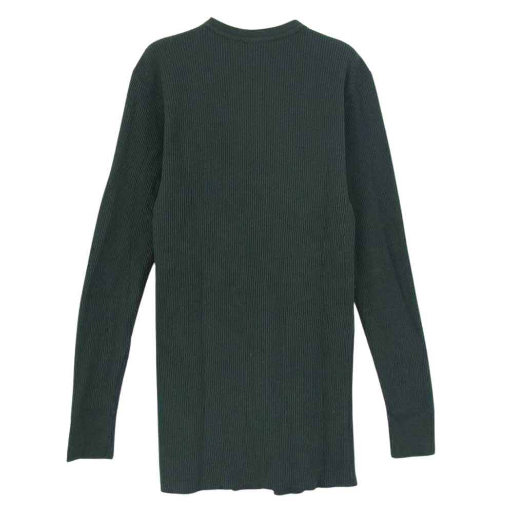 TOY'S McCOY トイズマッコイ WAFFLE CREW NECK SHIRT ワッフル クルーネック サーマル カットソー Tシャツ グリーン グリーン系【中古】