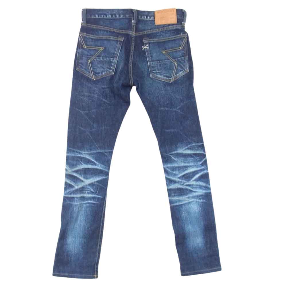VANSON バンソン Lot.702 nvbl-702 5ポケット スキニーパンツ リジッド ストレッチ デニムパンツ ジーンズ インディゴブルー系 30【中古】