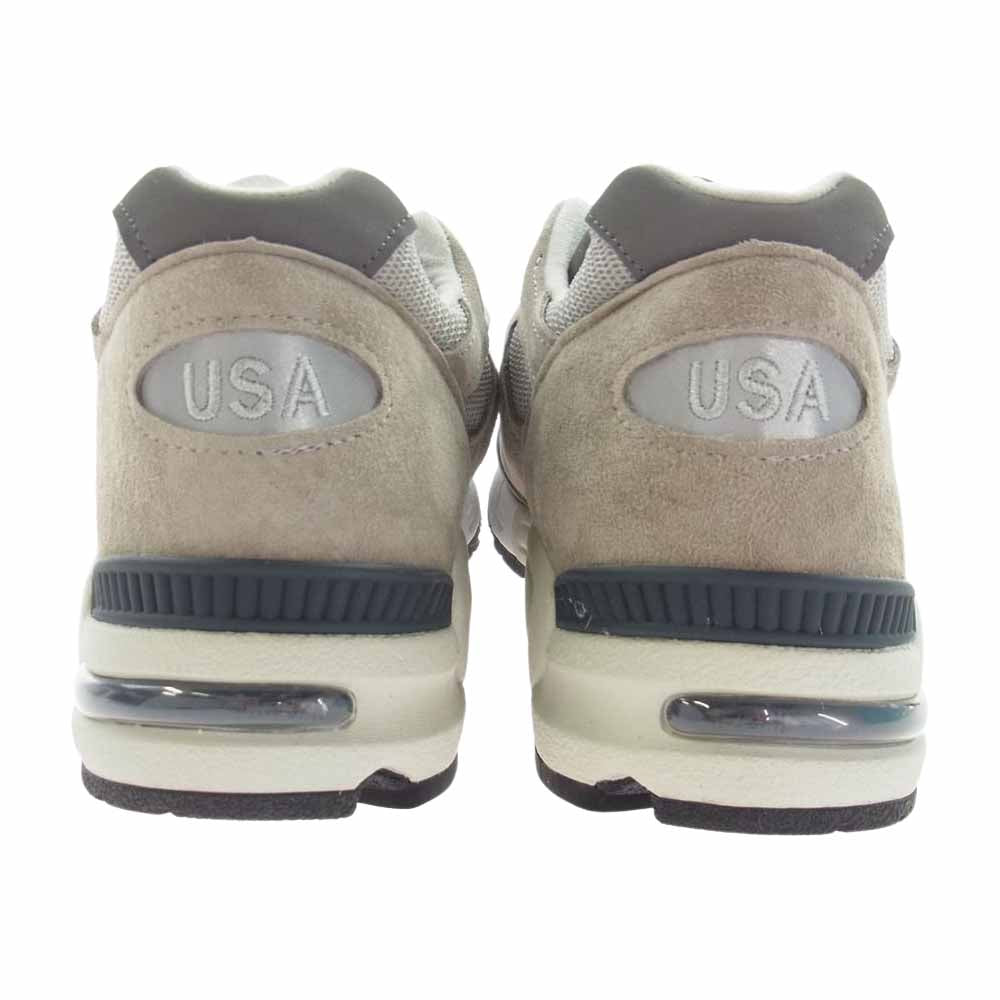 NEW BALANCE ニューバランス M990GY2 スエード ローカット スニーカー  チャコールグレー系 28cm【中古】