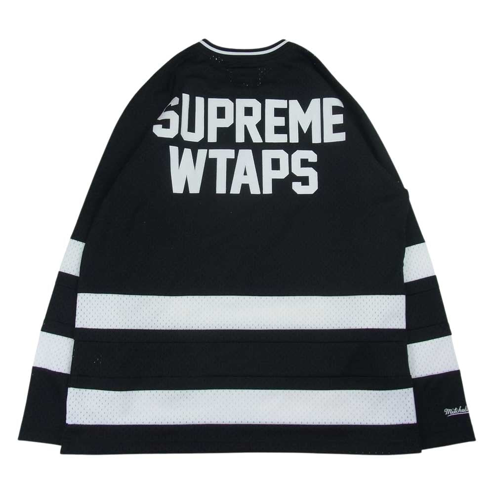 Supreme シュプリーム 21AW WTAPS Mitchell & Ness Hockey Jersey ダブルタップス ミッチェルアンドネス ホッケー ジャージ ブラック系 M【中古】