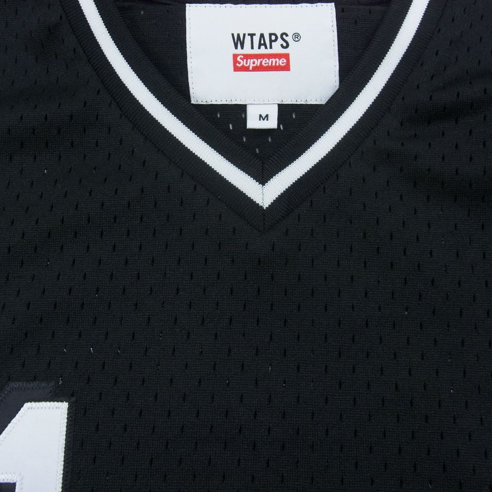 Supreme シュプリーム 21AW WTAPS Mitchell & Ness Hockey Jersey ダブルタップス ミッチェルアンドネス ホッケー ジャージ ブラック系 M【中古】