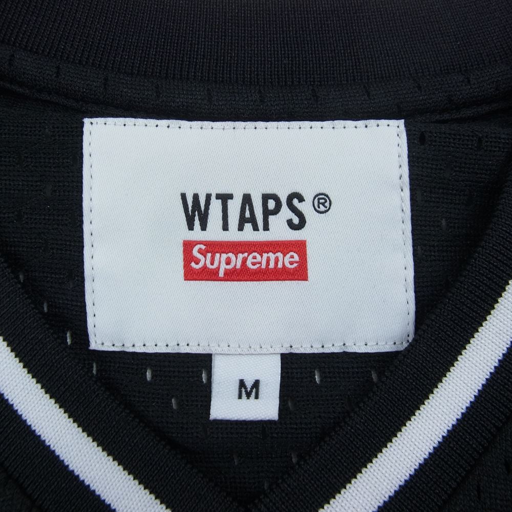 Supreme シュプリーム 21AW WTAPS Mitchell & Ness Hockey Jersey ダブルタップス ミッチェルアンドネス ホッケー ジャージ ブラック系 M【中古】