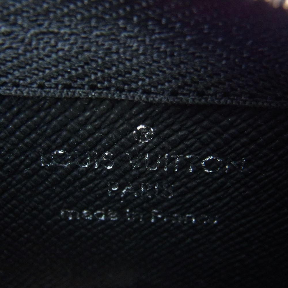 LOUIS VUITTON ルイ・ヴィトン N60155 ダミエグラフィット ポシェット クレ コインケース 小銭入れ ブラック系【中古】