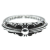 CHROME HEARTS クロムハーツ（原本無） BABY CLASSIC ベイビー クラシック フローラルクロス リング シルバー系 9号【中古】