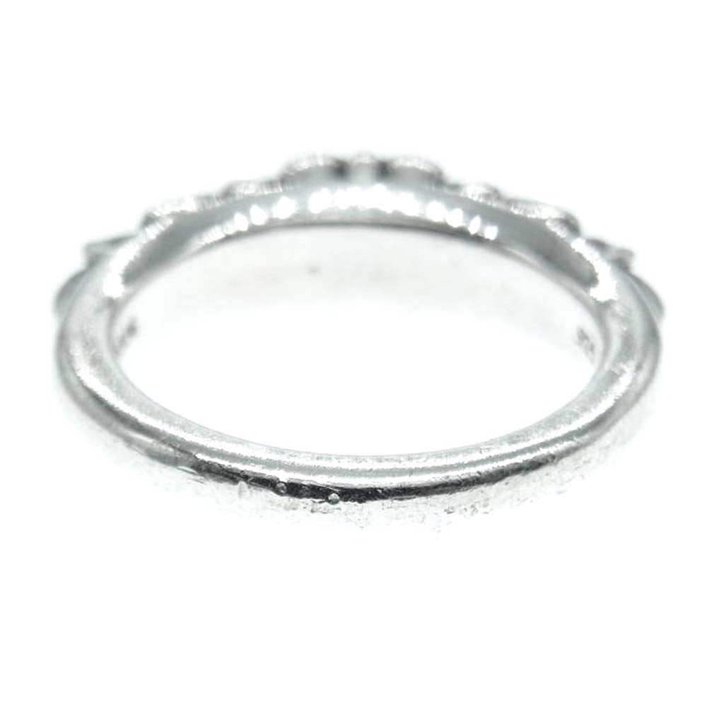 CHROME HEARTS クロムハーツ（原本無） BABY CLASSIC ベイビー クラシック フローラルクロス リング シルバー系 9号【中古】