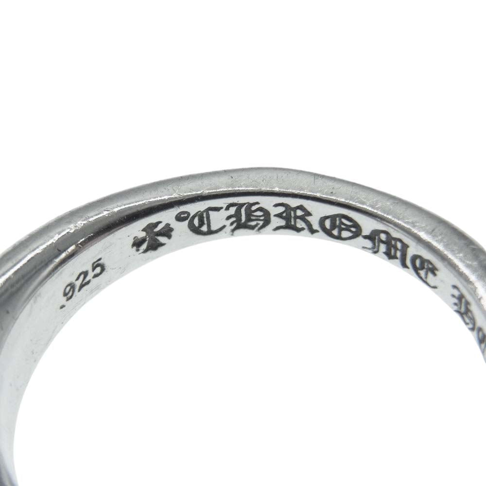 CHROME HEARTS クロムハーツ（原本無） BABY CLASSIC ベイビー クラシック フローラルクロス リング シルバー系 9号【中古】