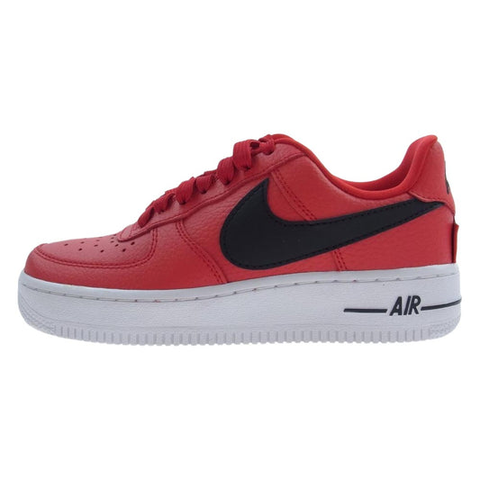 NIKE ナイキ 823511-604 AIR FORCE 1 LOW NBA UNIVERSITY RED エアフォース ロー スニーカー レッド系 23cm【美品】【中古】