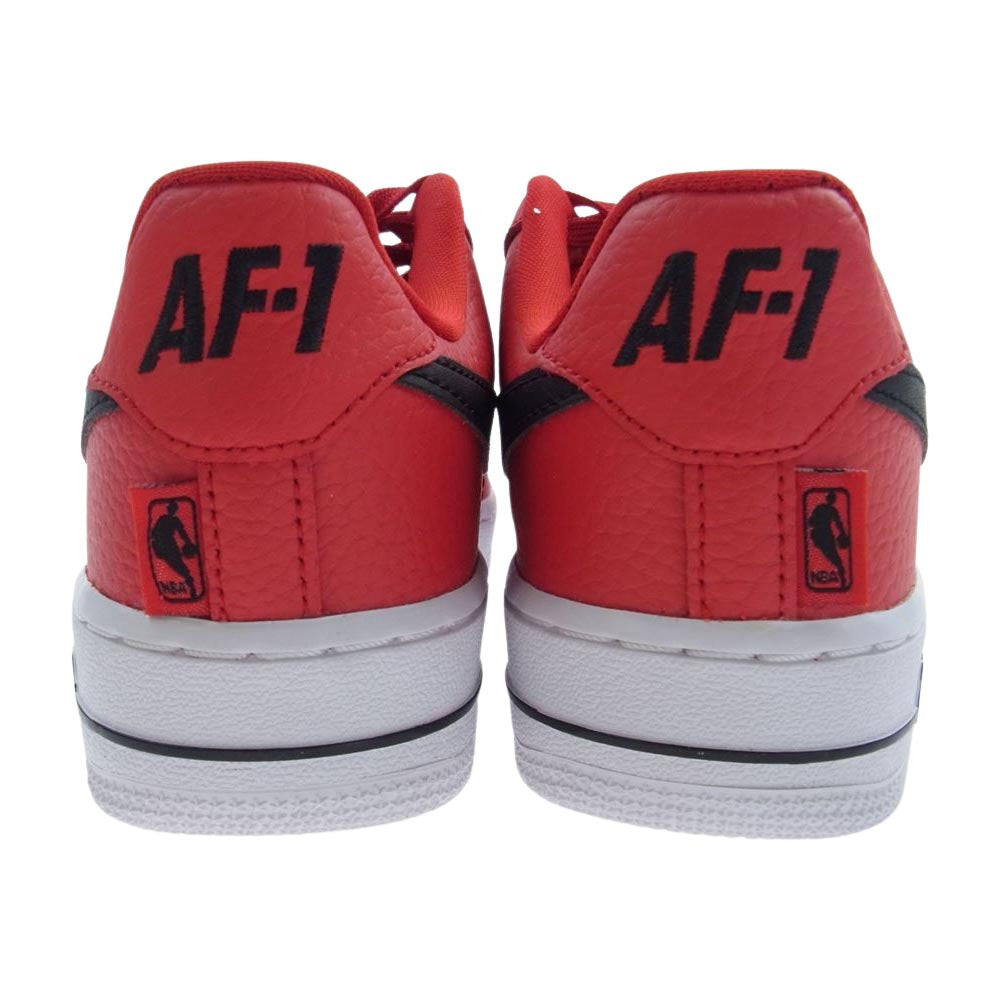 NIKE ナイキ 823511-604 AIR FORCE 1 LOW NBA UNIVERSITY RED エアフォース ロー スニーカー レッド系 23cm【美品】【中古】
