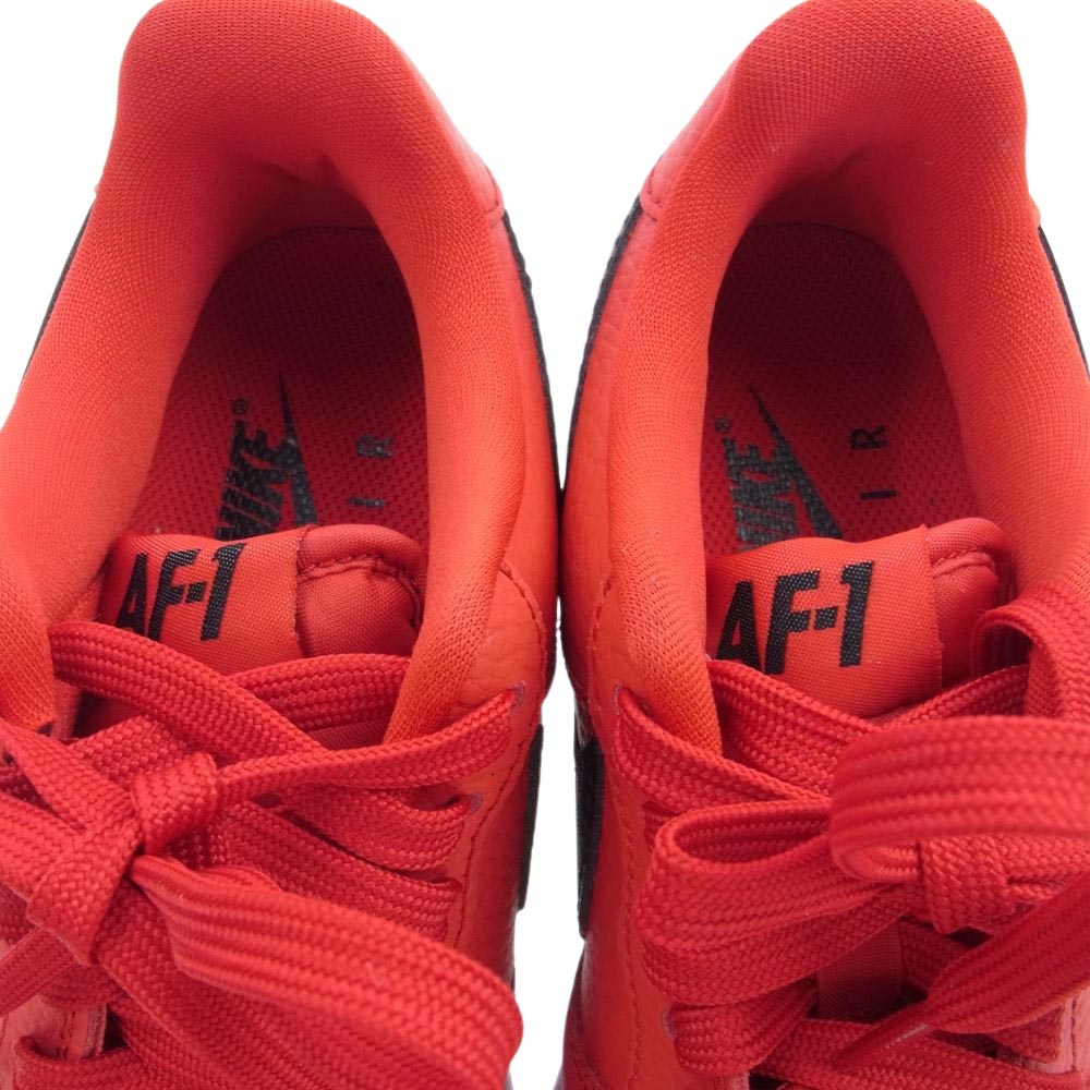 NIKE ナイキ 823511-604 AIR FORCE 1 LOW NBA UNIVERSITY RED エアフォース ロー スニーカー レッド系 23cm【美品】【中古】