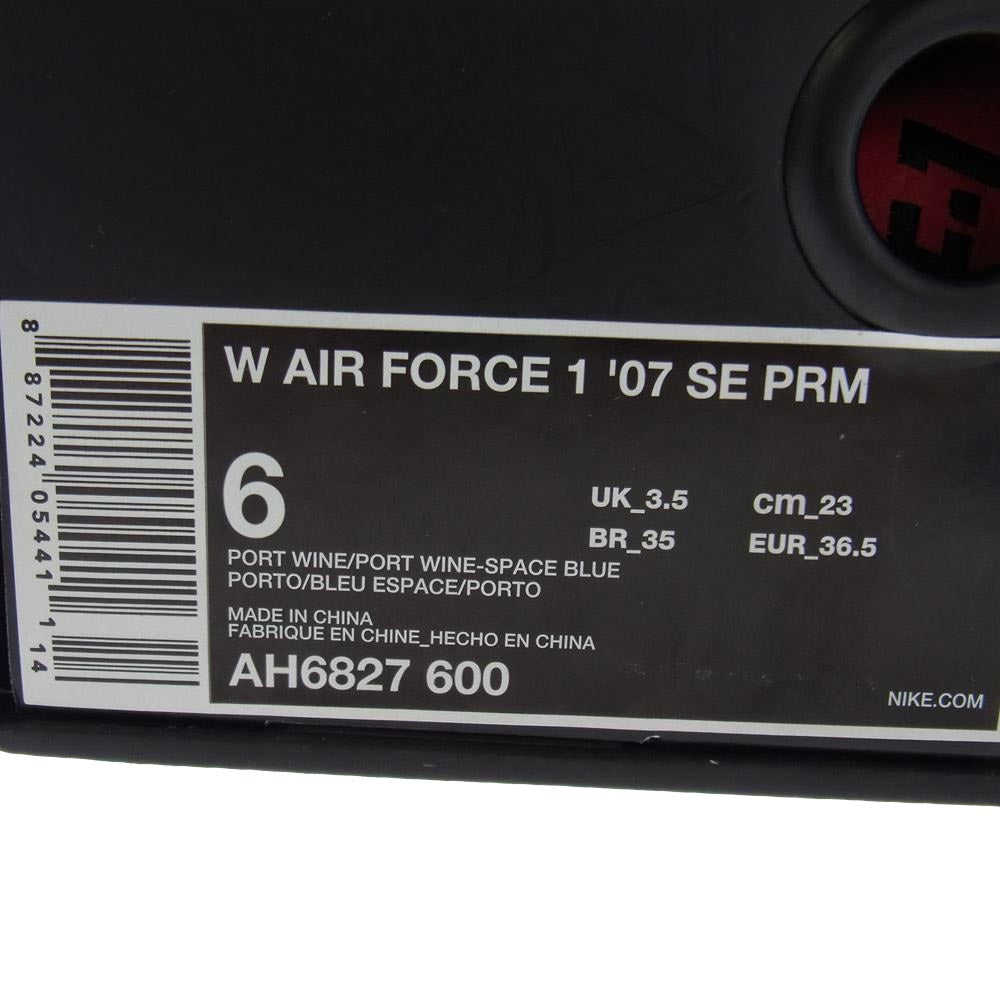 NIKE ナイキ 823511-604 AIR FORCE 1 LOW NBA UNIVERSITY RED エアフォース ロー スニーカー レッド系 23cm【美品】【中古】