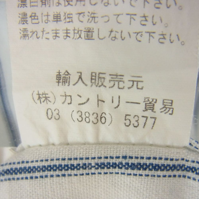 CAMCO カムコ シャンブレー ストライプ シャツ 長袖 ホワイト系 L【中古】