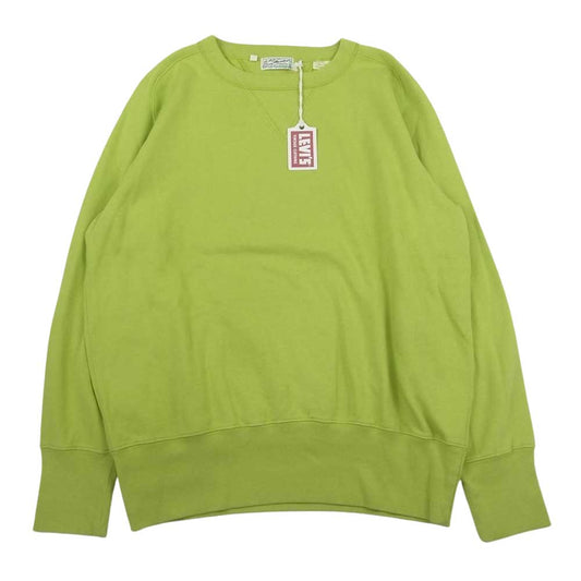 Levi's リーバイス 21931-0029 VINTAGE CLOTHING BAY MEADOWS SWEAT SHIRT ヴィンテージ クロージング ベイメドウズ 両V クルーネック スウェット シャツ 両V ライトグリーン系 M【美品】【中古】