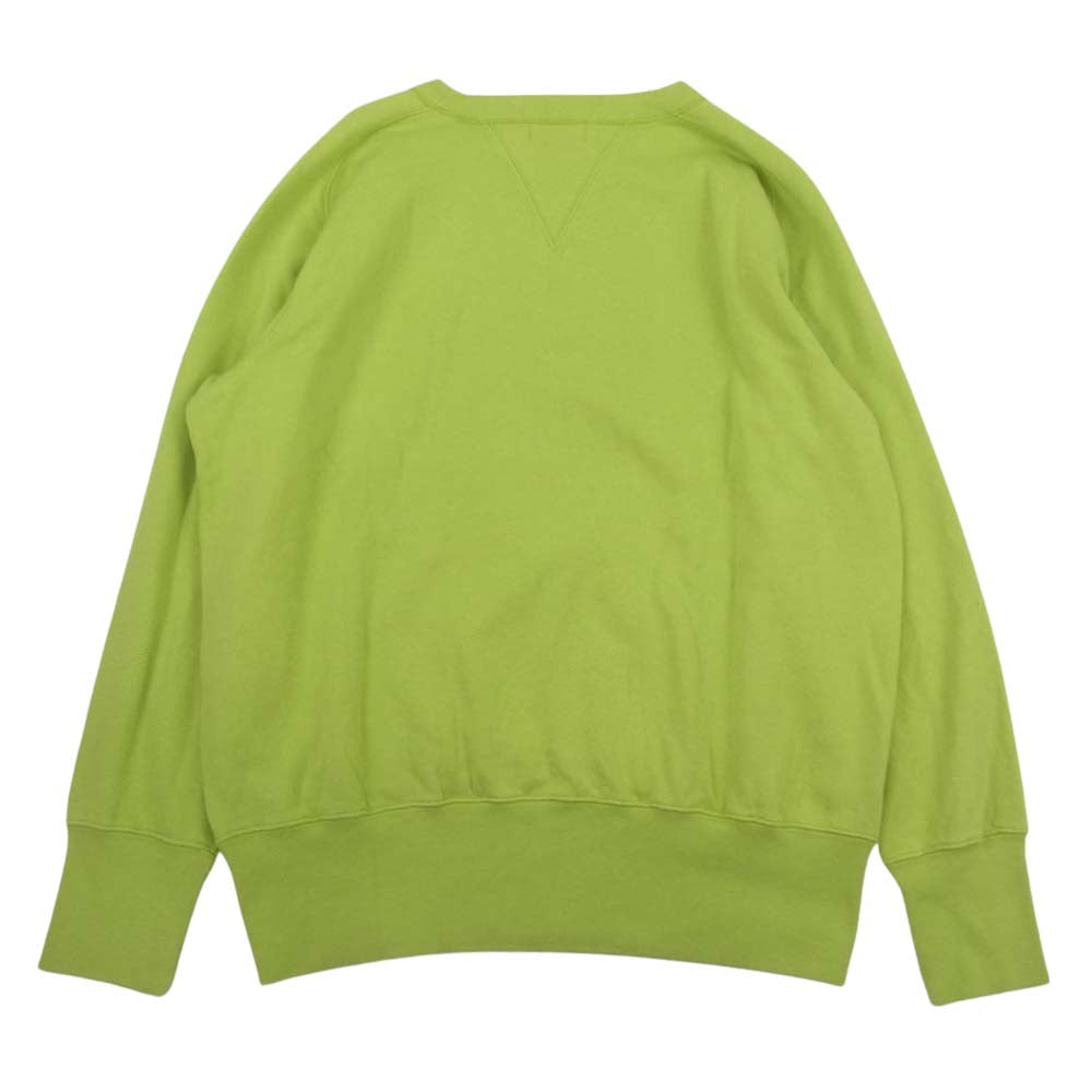 Levi's リーバイス 21931-0029 VINTAGE CLOTHING BAY MEADOWS SWEAT SHIRT ヴィンテージ クロージング ベイメドウズ 両V クルーネック スウェット シャツ 両V ライトグリーン系 M【美品】【中古】