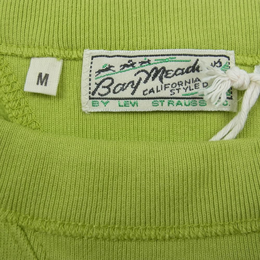 Levi's リーバイス 21931-0029 VINTAGE CLOTHING BAY MEADOWS SWEAT SHIRT ヴィンテージ クロージング ベイメドウズ 両V クルーネック スウェット シャツ 両V ライトグリーン系 M【美品】【中古】