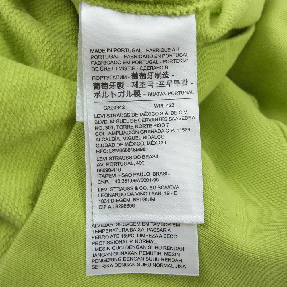 Levi's リーバイス 21931-0029 VINTAGE CLOTHING BAY MEADOWS SWEAT SHIRT ヴィンテージ クロージング ベイメドウズ 両V クルーネック スウェット シャツ 両V ライトグリーン系 M【美品】【中古】