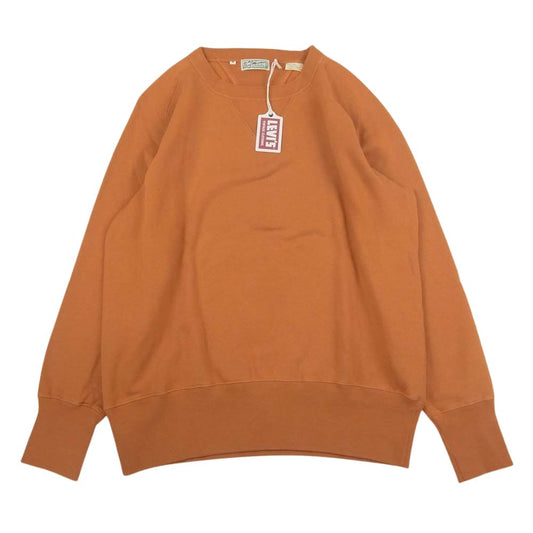Levi's リーバイス 21931-0025 VINTAGE CLOTHING BAY MEADOWS SWEAT SHIRT ヴィンテージ クロージング ベイメドウズ 両V クルーネック スウェット シャツ オレンジ系 M【美品】【中古】