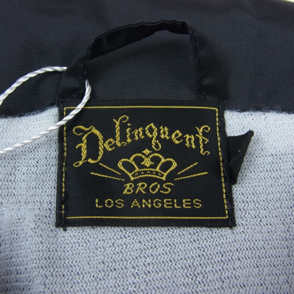 デリンクエントブロス Smoke Girl スモーク ガール プリント コーチ ジャケット ブラック系 L【極上美品】【中古】