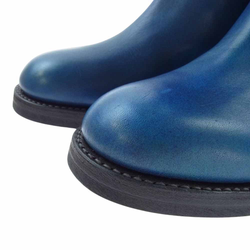 ダッパーズ LOT 1142A × 8UP Studs Engineer Boots Premium Horse Butt Leather ホース バット レザー スタッズ エンジニア ブーツ ネイビー系 US8【新古品】【未使用】【中古】