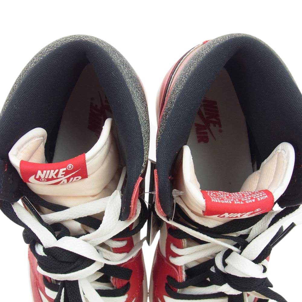 NIKE AIR JORDAN ナイキ ジョーダン DZ5485-612 1 RETRO HIGH OG CHICAGO LOST & FOUND レトロハイ シカゴ ロストアンドファウンド ハイカット スニーカー レッド系 ホワイト系 ブラック系 26.0cm【新古品】【未使用】【中古】