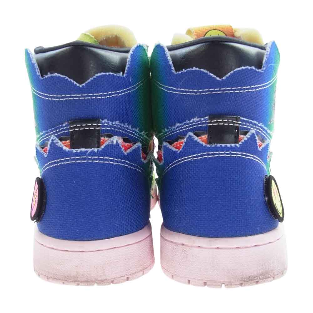 NIKE AIR JORDAN ナイキ ジョーダン DC3481-900 1 J Balvin High OG Rainbow J バルビン ハイ レトロ レインボー スニーカー マルチカラー系 27.0cm【中古】