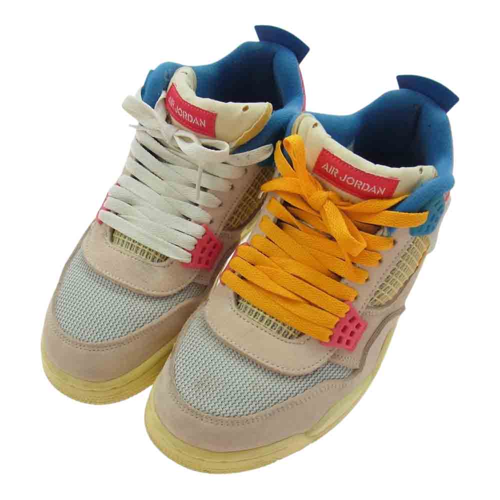 NIKE AIR JORDAN ナイキ ジョーダン DC9533-800 4 UNION GUAVA ユニオン グァバ スニーカー マルチカラー系 26.5cm【中古】