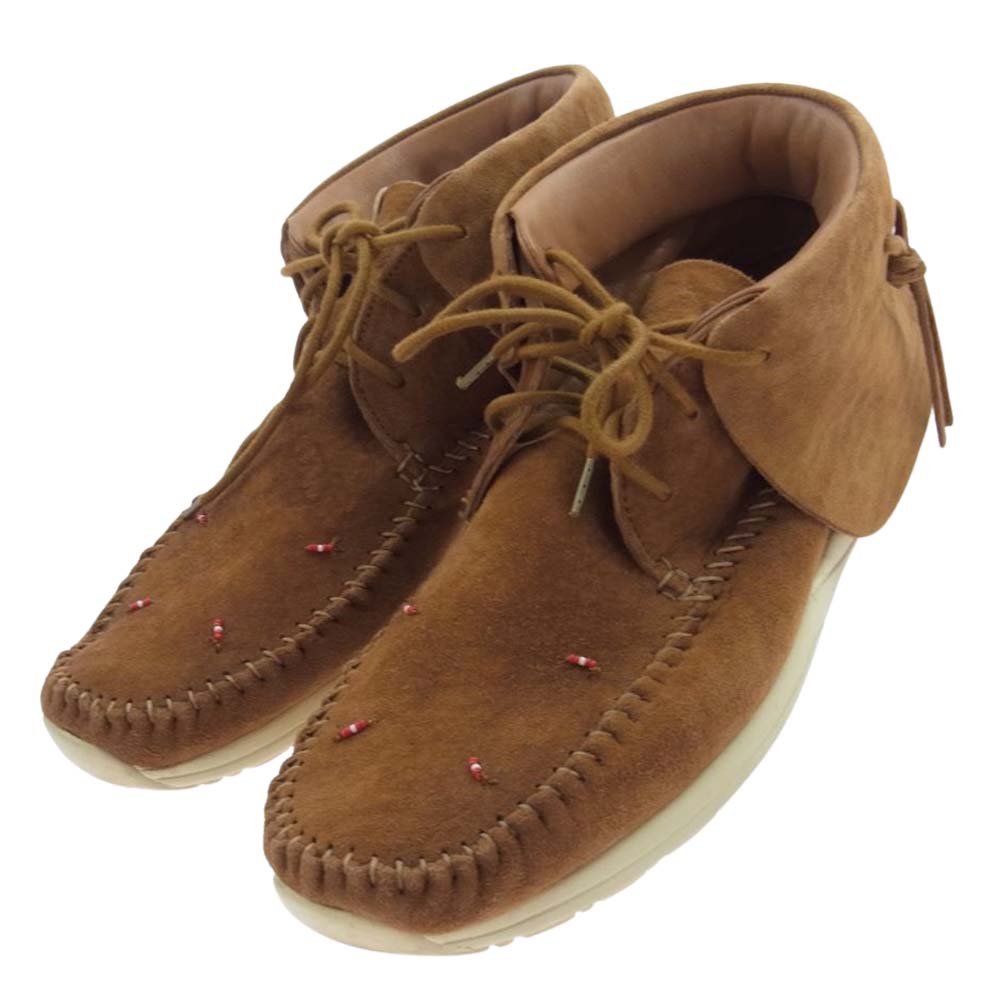 VISVIM ビズビム 20AW 0120202002004 FBT LHAMO FOLK フォーク モカシン シューズ ブラウン系 M10.5【中古】