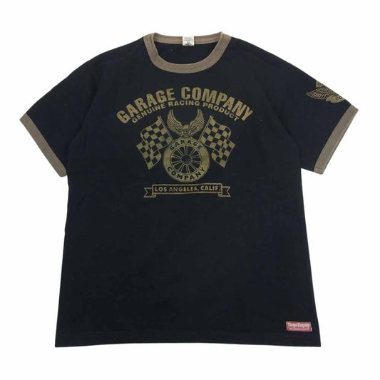 TOY'S McCOY トイズマッコイ GARAGE COMPANY ガレージカンパニー プリント 半袖 Tシャツ ブラック系 M【中古】