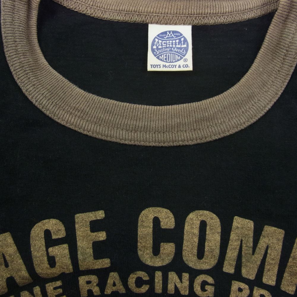 TOY'S McCOY トイズマッコイ GARAGE COMPANY ガレージカンパニー プリント 半袖 Tシャツ ブラック系 M【中古】