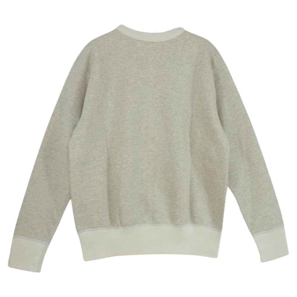 The REAL McCOY'S ザリアルマッコイズ S.P.A.F.S 前V クルーネック スウェット トレーナー グレー系 M【中古】