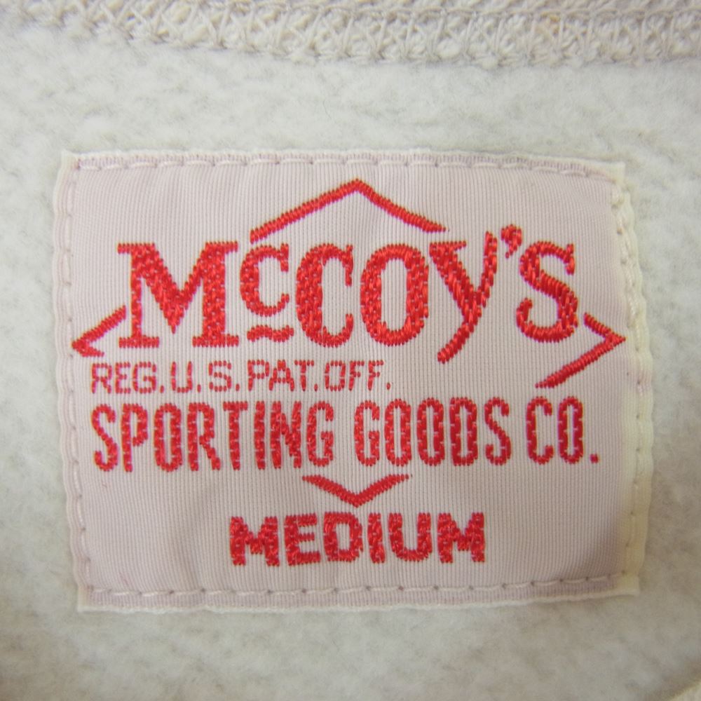 The REAL McCOY'S ザリアルマッコイズ S.P.A.F.S 前V クルーネック スウェット トレーナー グレー系 M【中古】