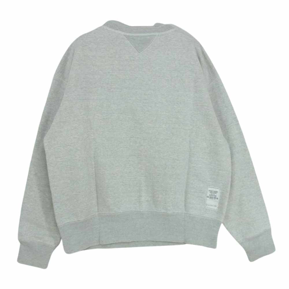 The REAL McCOY'S ザリアルマッコイズ USAAF 両V クルーネック スウェット トレーナー グレー系 M【中古】