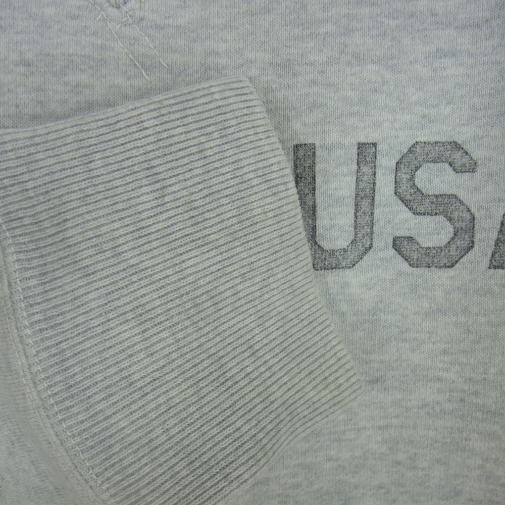 The REAL McCOY'S ザリアルマッコイズ USAAF 両V クルーネック スウェット トレーナー グレー系 M【中古】