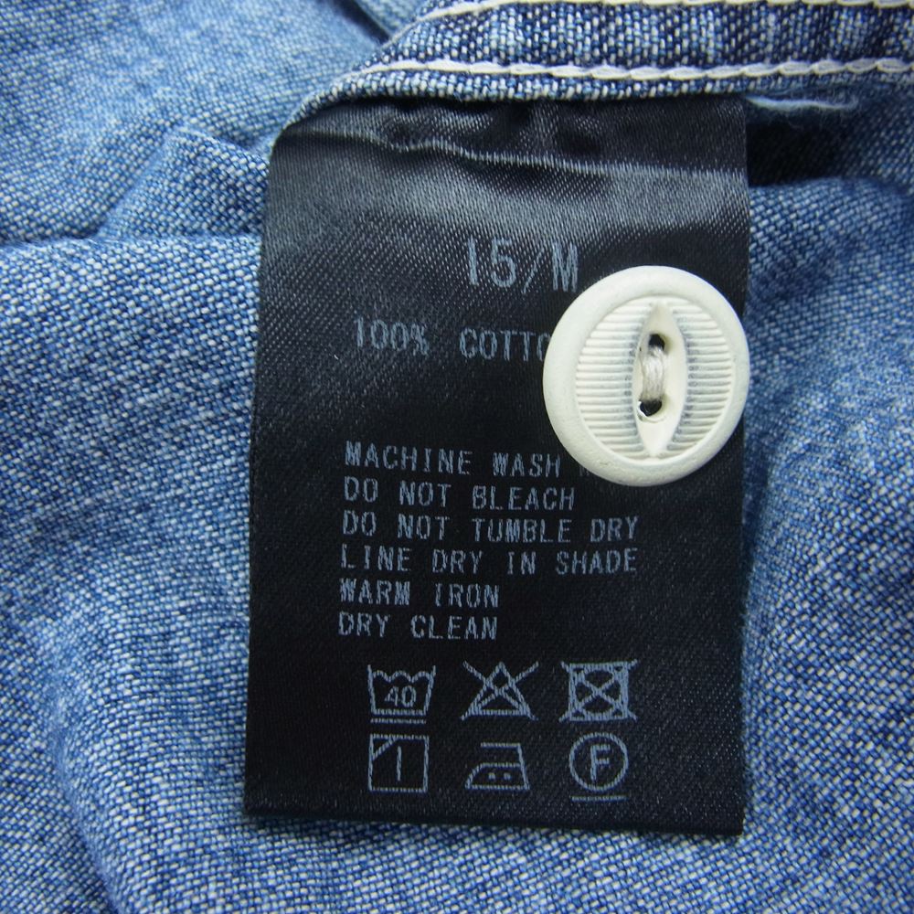 トロフィークロージング デニム ワーク シャツ インディゴブルー系 M【中古】