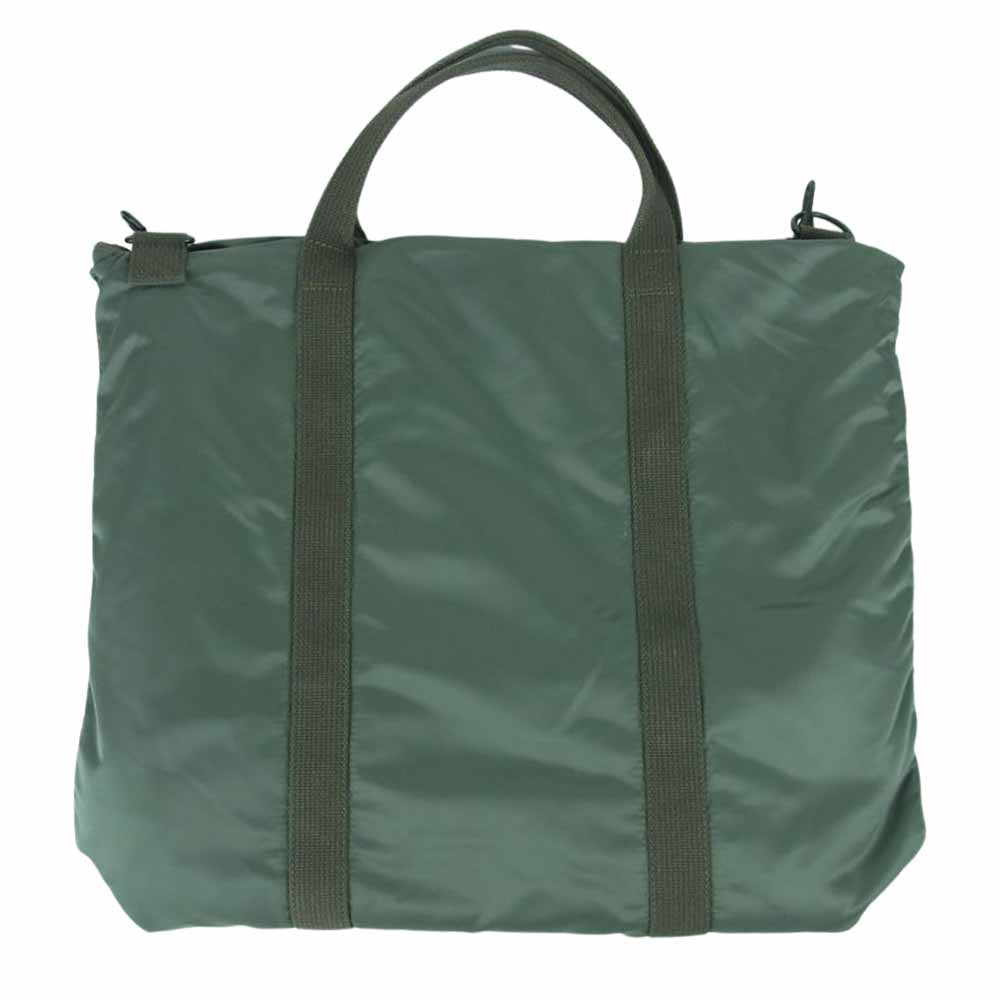 The REAL McCOY'S ザリアルマッコイズ BAG PROTECTIVE HELMET ヘルメット バック ショルダー ミリタリー カーキ系【中古】