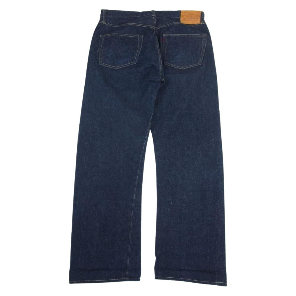 WAREHOUSE ウエアハウス Lot S1003XX 1942 MODEL WW II 大戦モデル DEADSTOCK BLUE デニムスレキ 股リベット 赤ペンキ デニム パンツ インディゴブルー系 32【中古】