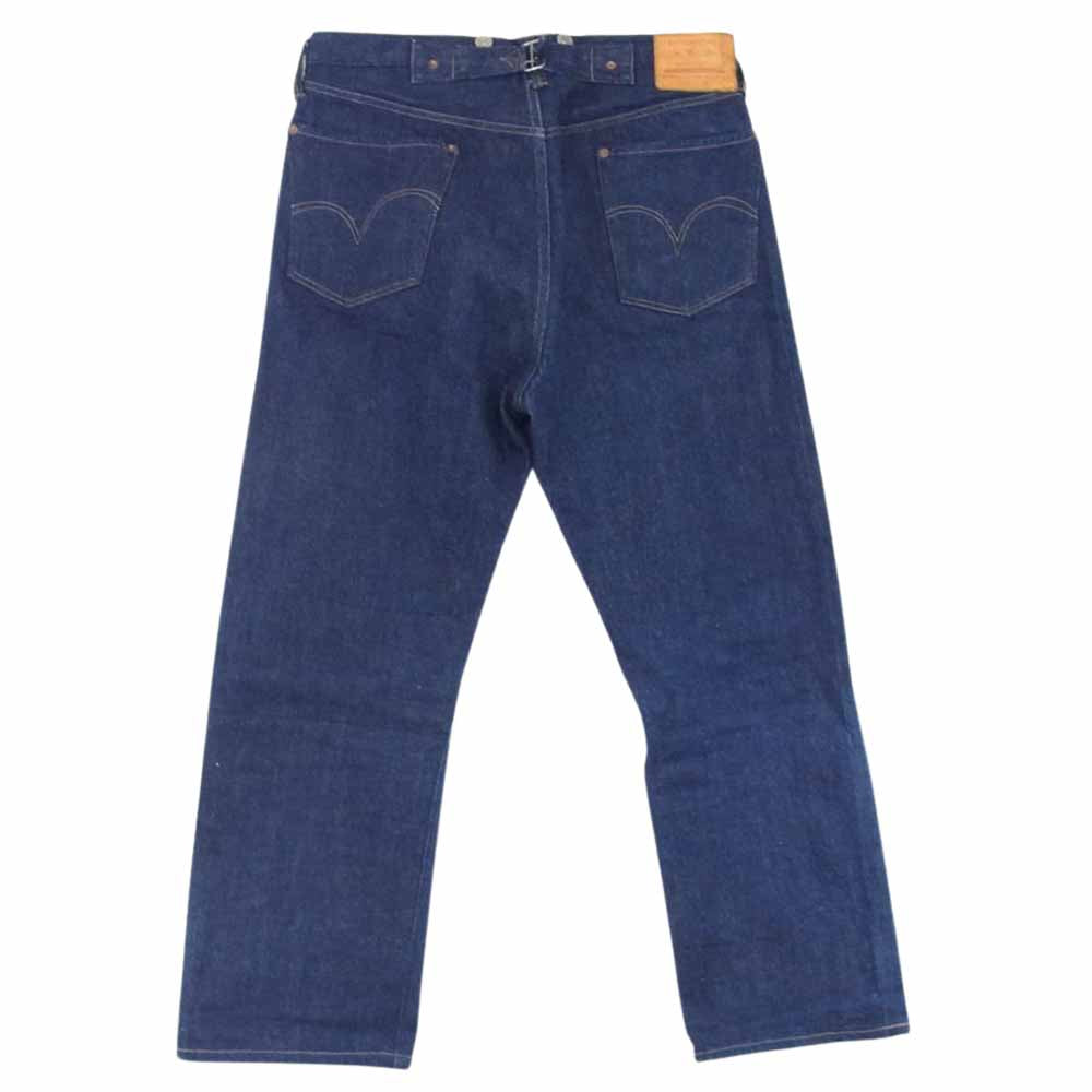 WAREHOUSE ウエアハウス LOT 1004XX シンチバック アーキュエイトステッチ サスペンダーボタン デニム パンツ インディゴブルー系 33【中古】