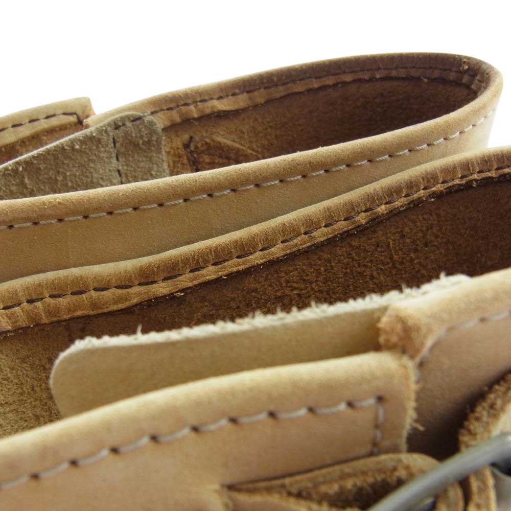 WESCO ウエスコ BOSS ボス ダブルバックル バーラップエクスプローラー レザー エンジニア ブーツ ライトブラウン系 US 7E【中古】