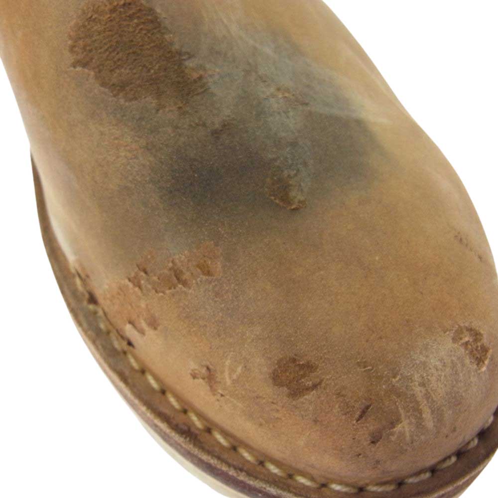 WESCO ウエスコ BOSS ボス ダブルバックル バーラップエクスプローラー レザー エンジニア ブーツ ライトブラウン系 US 7E【中古】