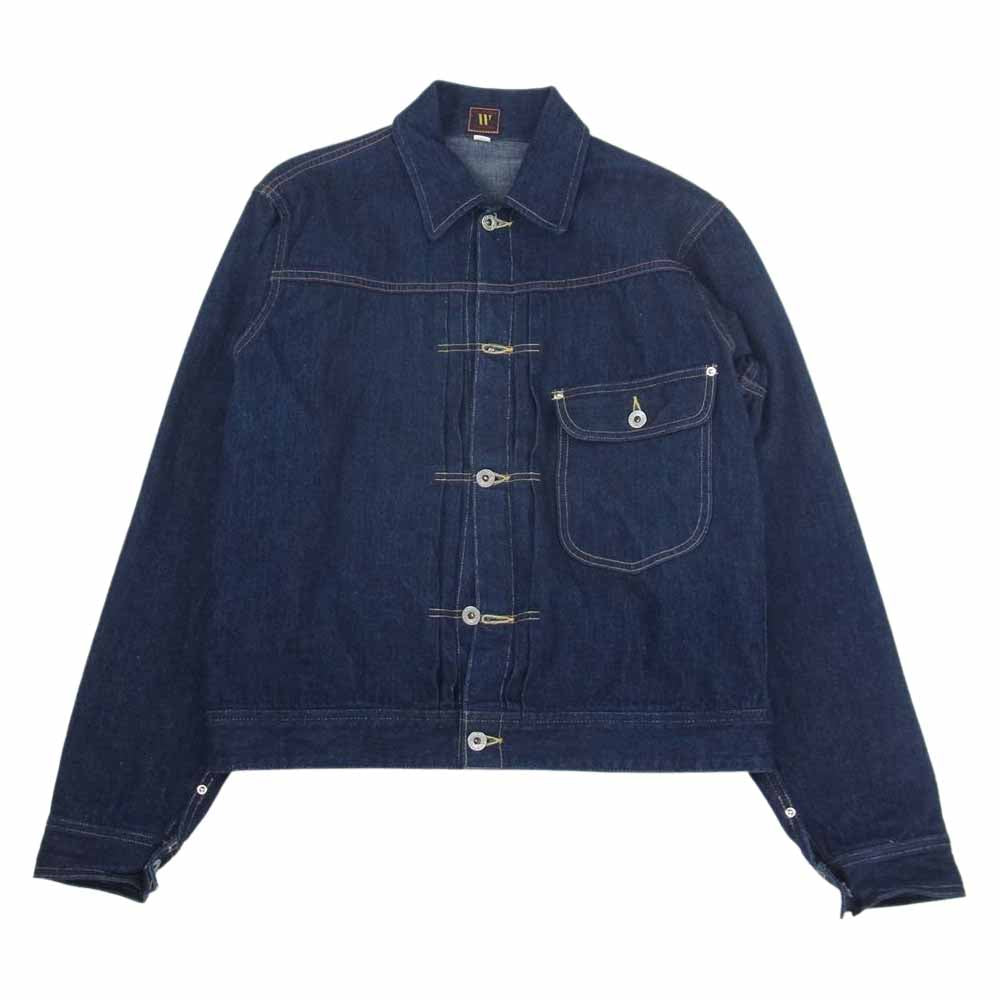 WAREHOUSE ウエアハウス Lot 2010 COWBOY JACKET WW II MODEL カウボーイ 大戦 デニム ジャケット インディゴブルー系 40【美品】【中古】