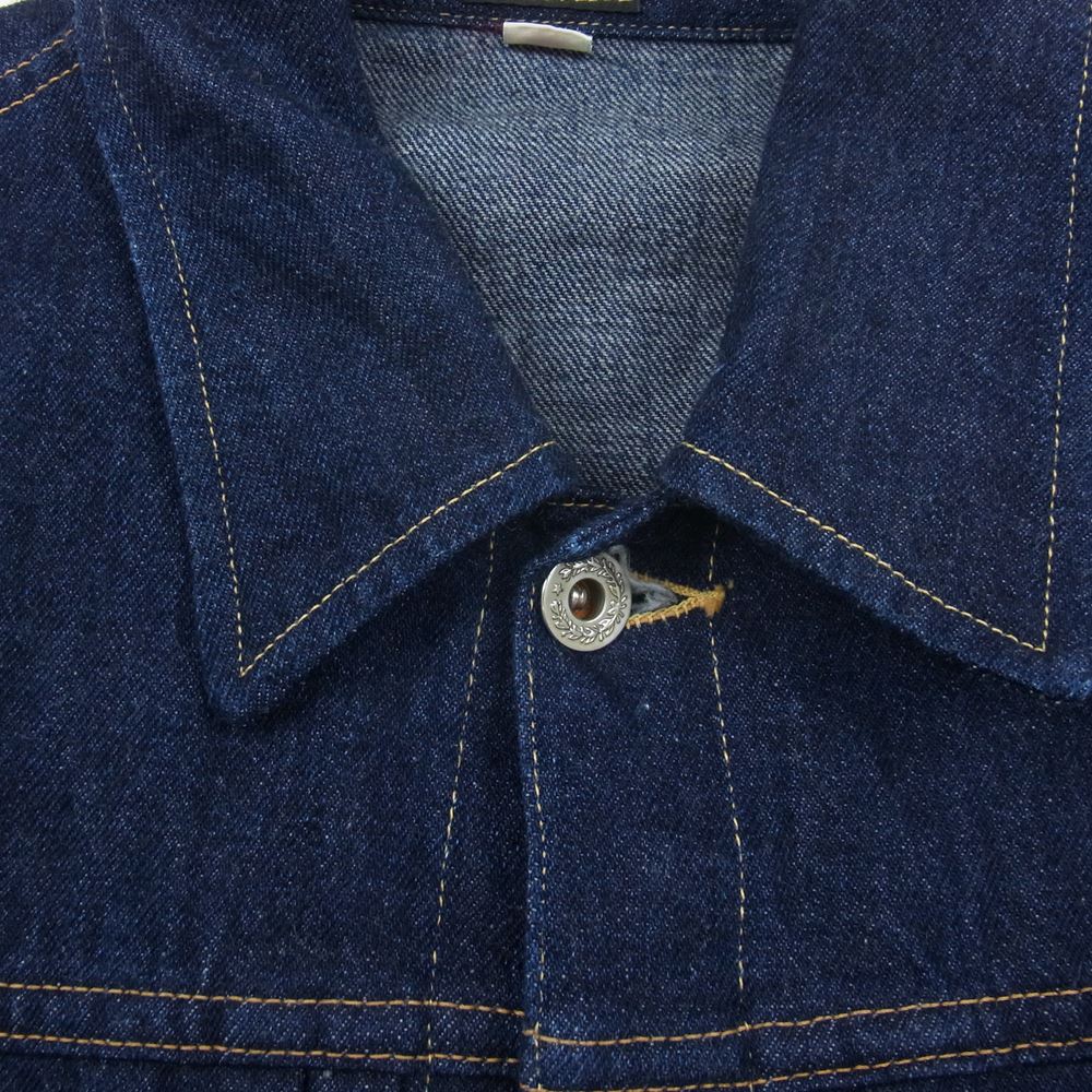 WAREHOUSE ウエアハウス Lot 2010 COWBOY JACKET WW II MODEL カウボーイ 大戦 デニム ジャケット インディゴブルー系 40【美品】【中古】