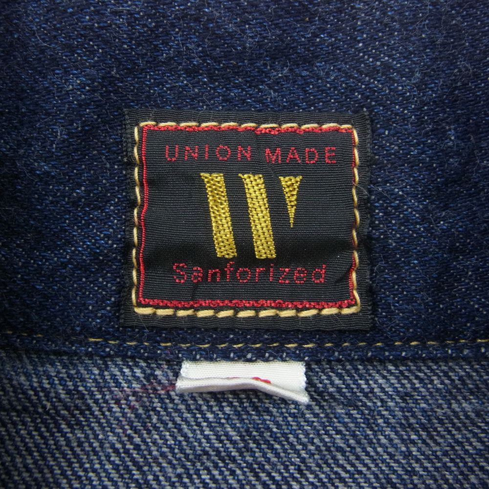 WAREHOUSE ウエアハウス Lot 2010 COWBOY JACKET WW II MODEL カウボーイ 大戦 デニム ジャケット インディゴブルー系 40【美品】【中古】